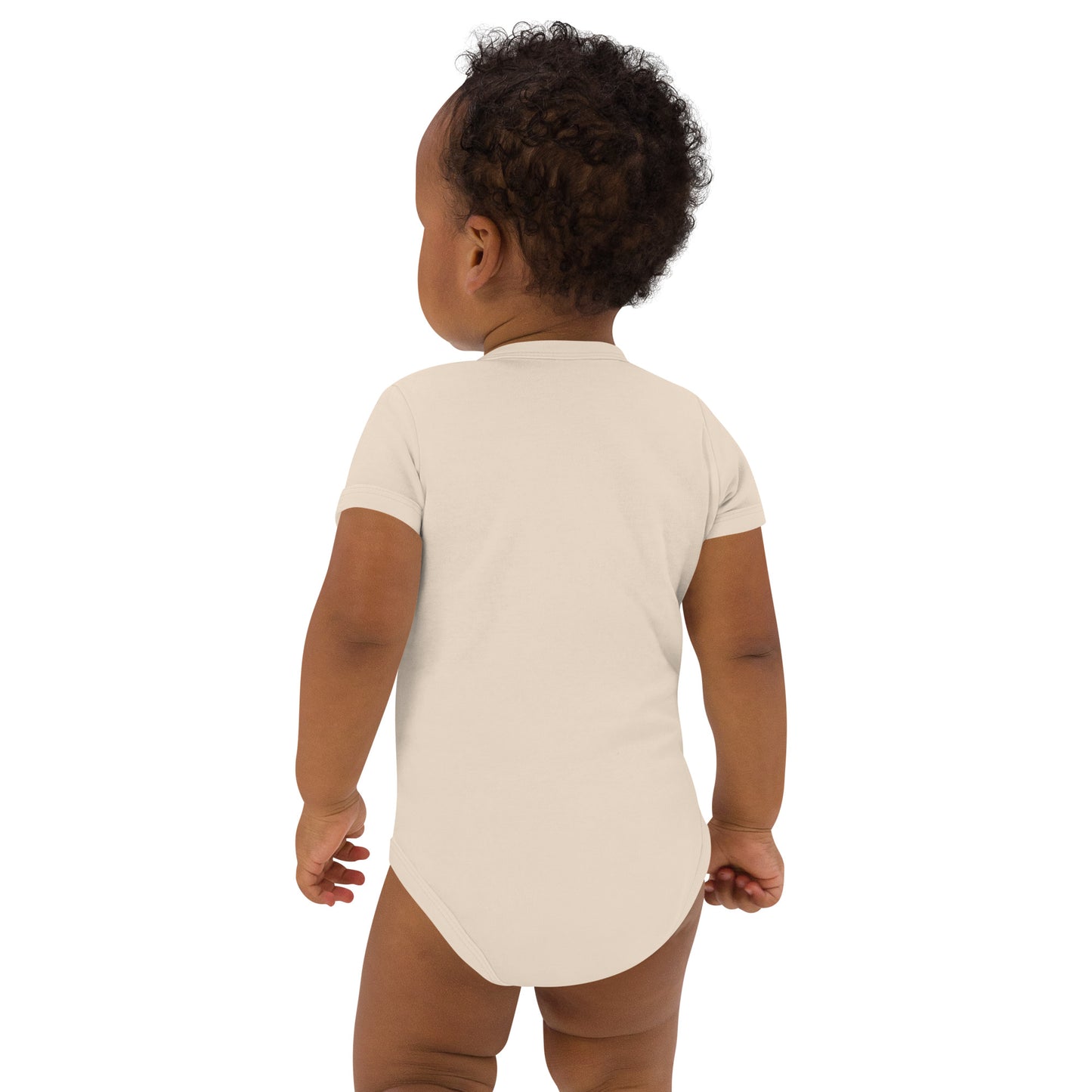 • 100% certified organic cotton baby bodysuit Bible Verse