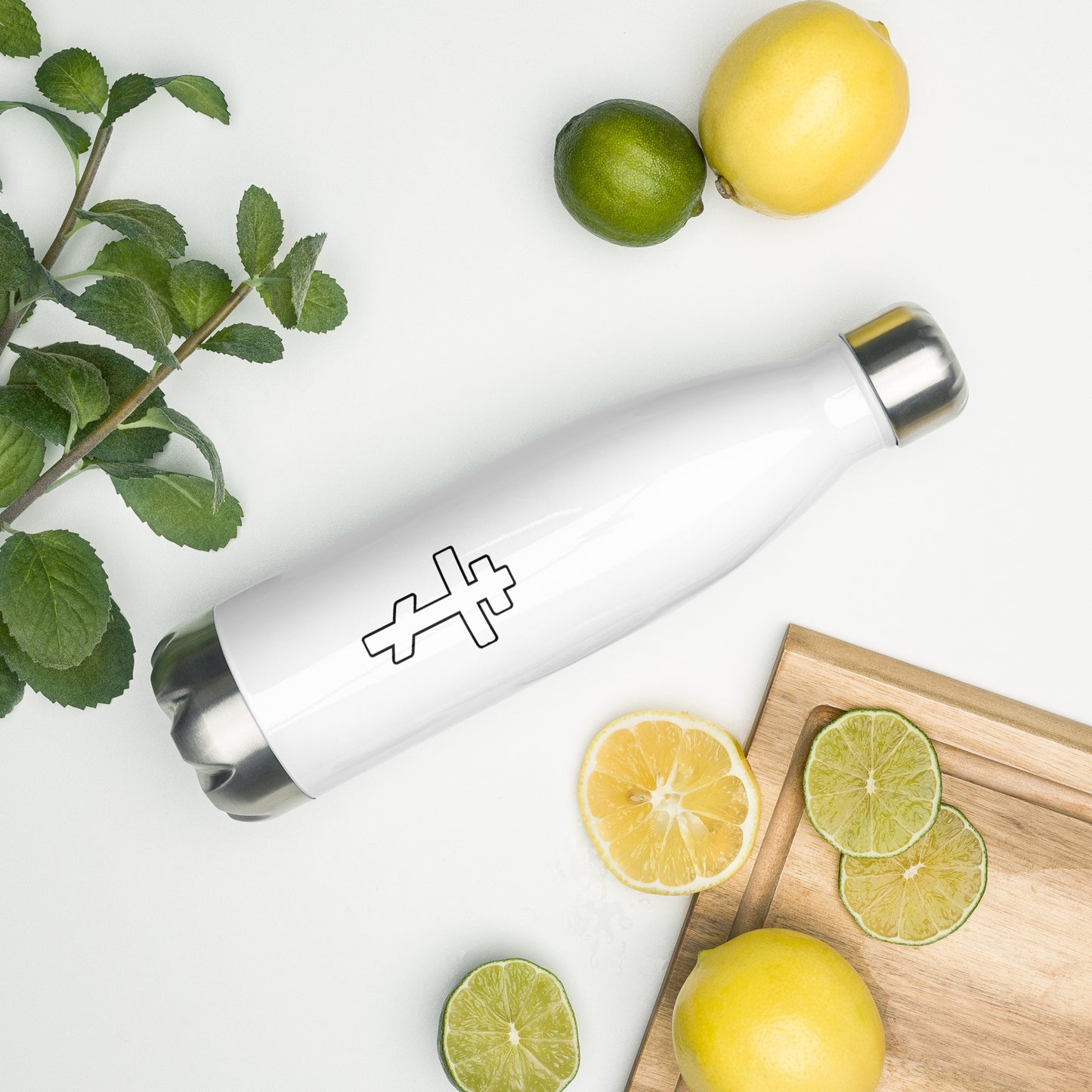 Stainless steel water bottle CHRISTIAN -ORTODOX Cross