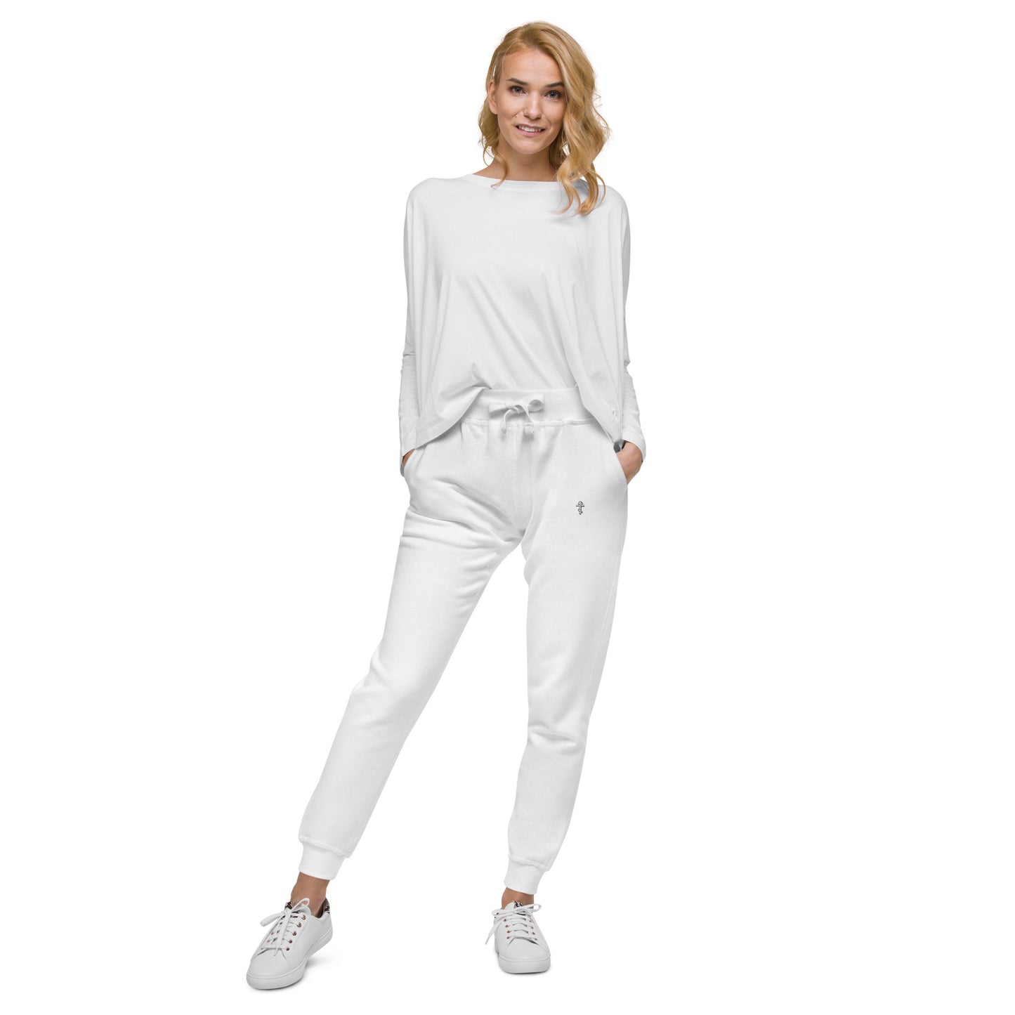 ORTHODOX CRUCIFIX - Unisex fleece sweatpants • 100% cotton face