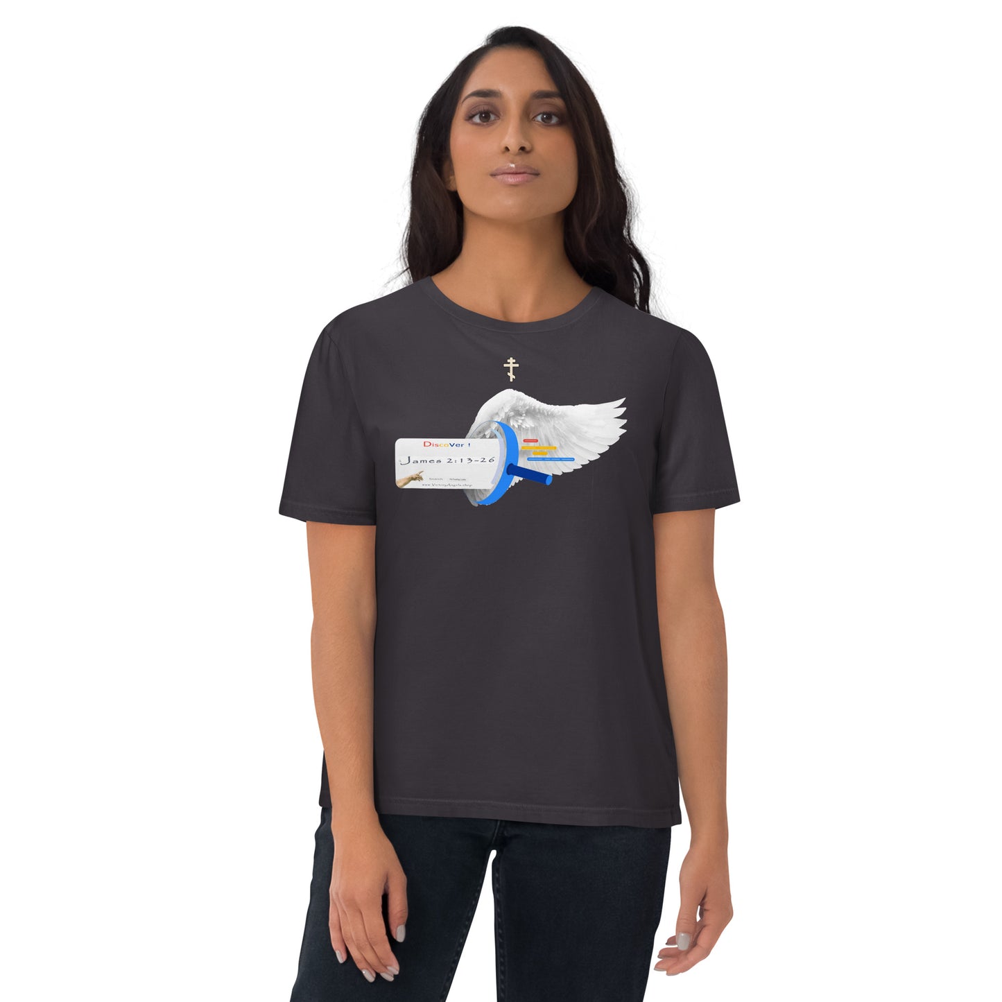 t shirt bible verse James 2:13-26 Unisex 100% organic cotton t-shirt