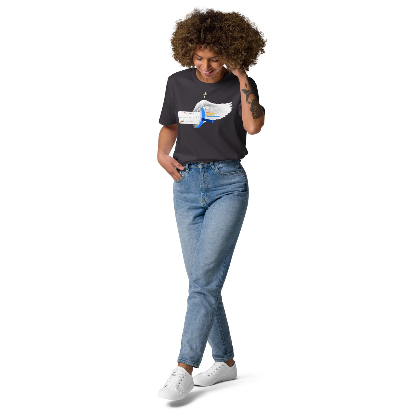 t shirt bible verse James 2:13-26 Unisex 100% organic cotton t-shirt
