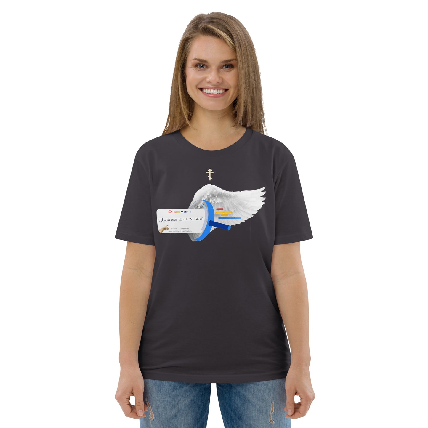 t shirt bible verse James 2:13-26 Unisex 100% organic cotton t-shirt