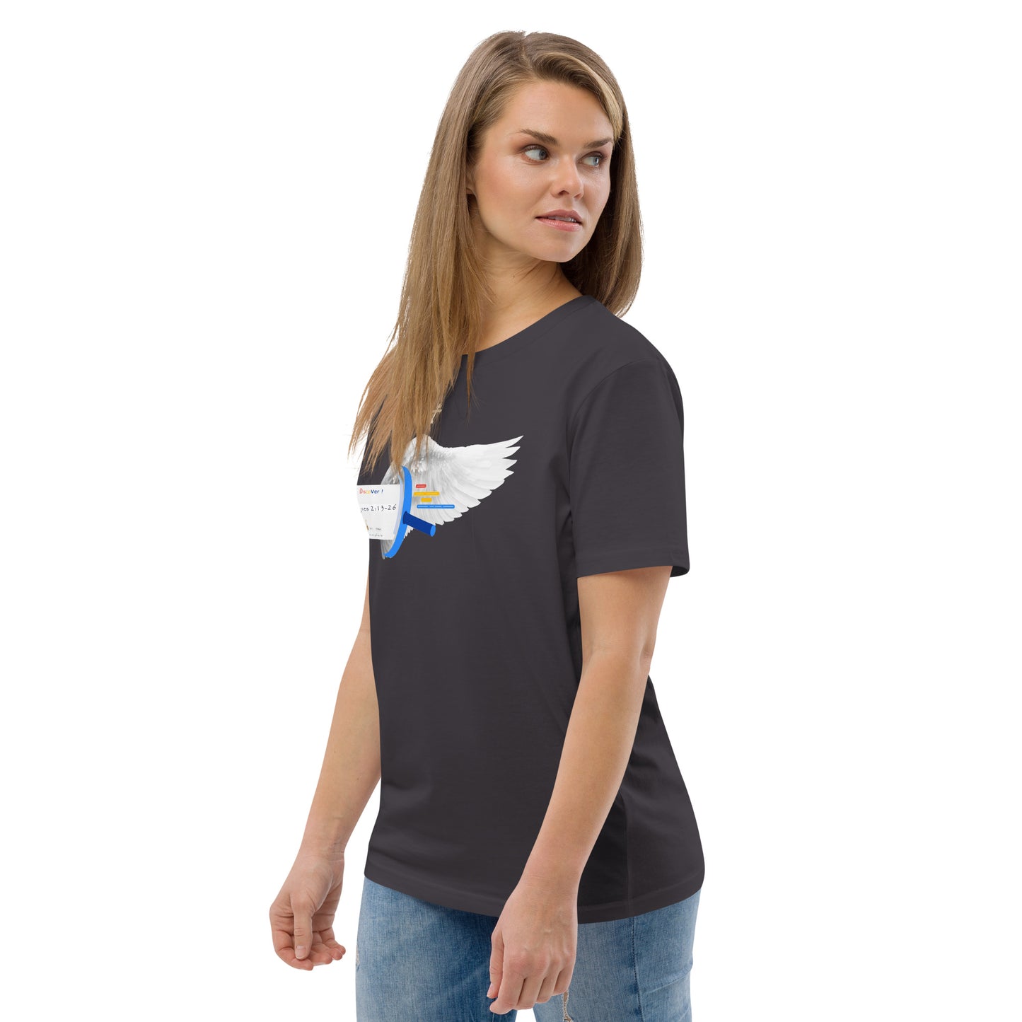t shirt bible verse James 2:13-26 Unisex 100% organic cotton t-shirt