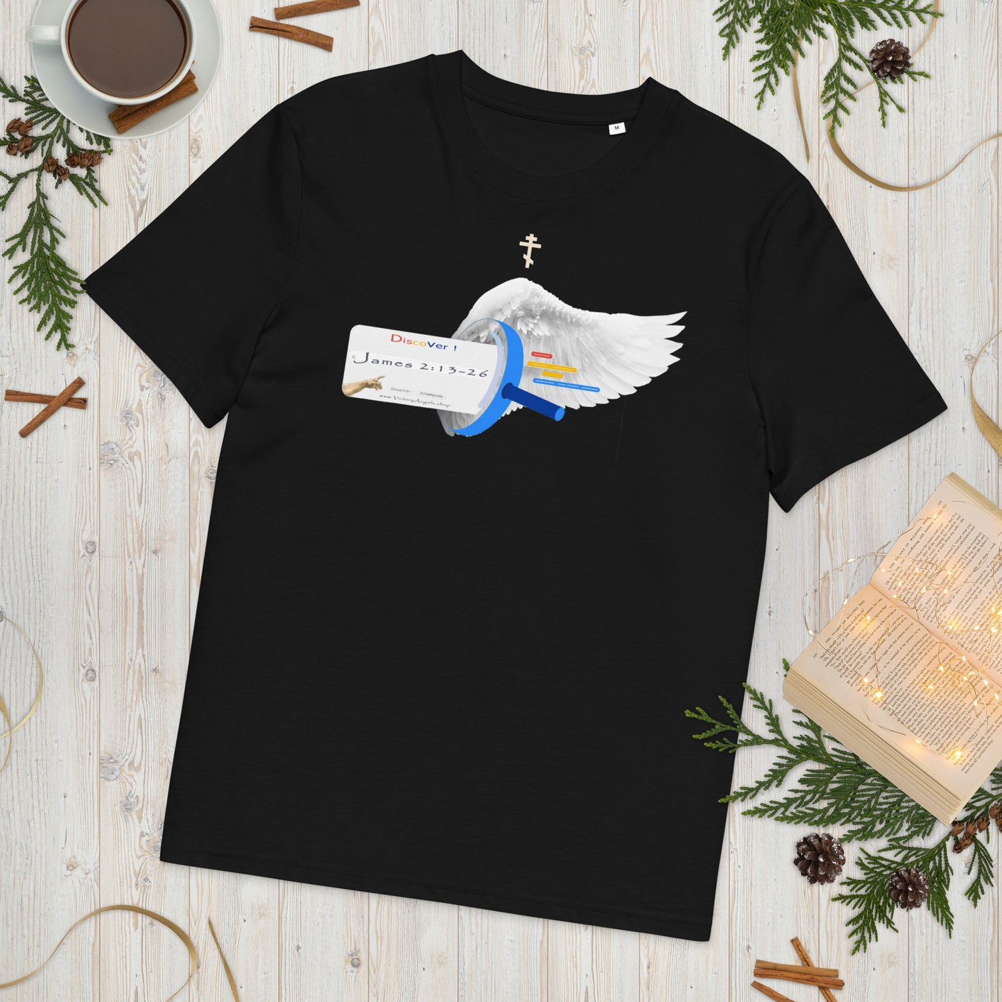 t shirt bible verse James 2:13-26 Unisex 100% organic cotton t-shirt