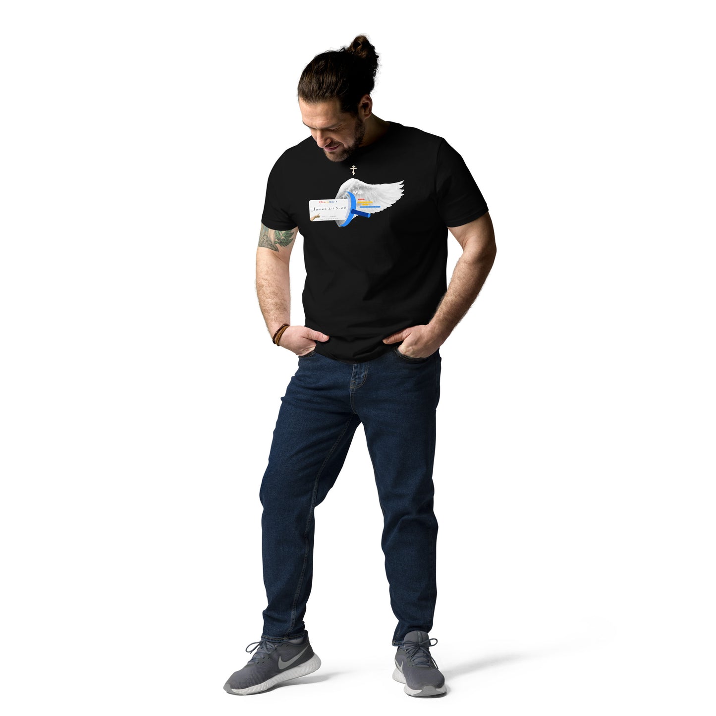 t shirt bible verse James 2:13-26 Unisex 100% organic cotton t-shirt