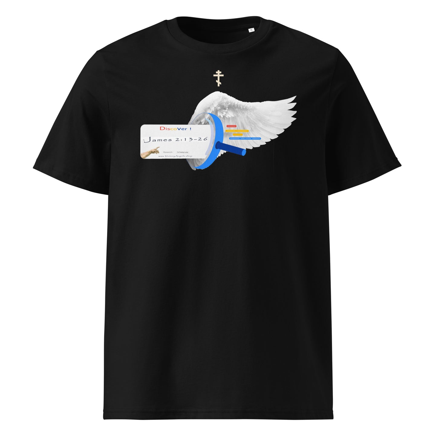t shirt bible verse James 2:13-26 Unisex 100% organic cotton t-shirt