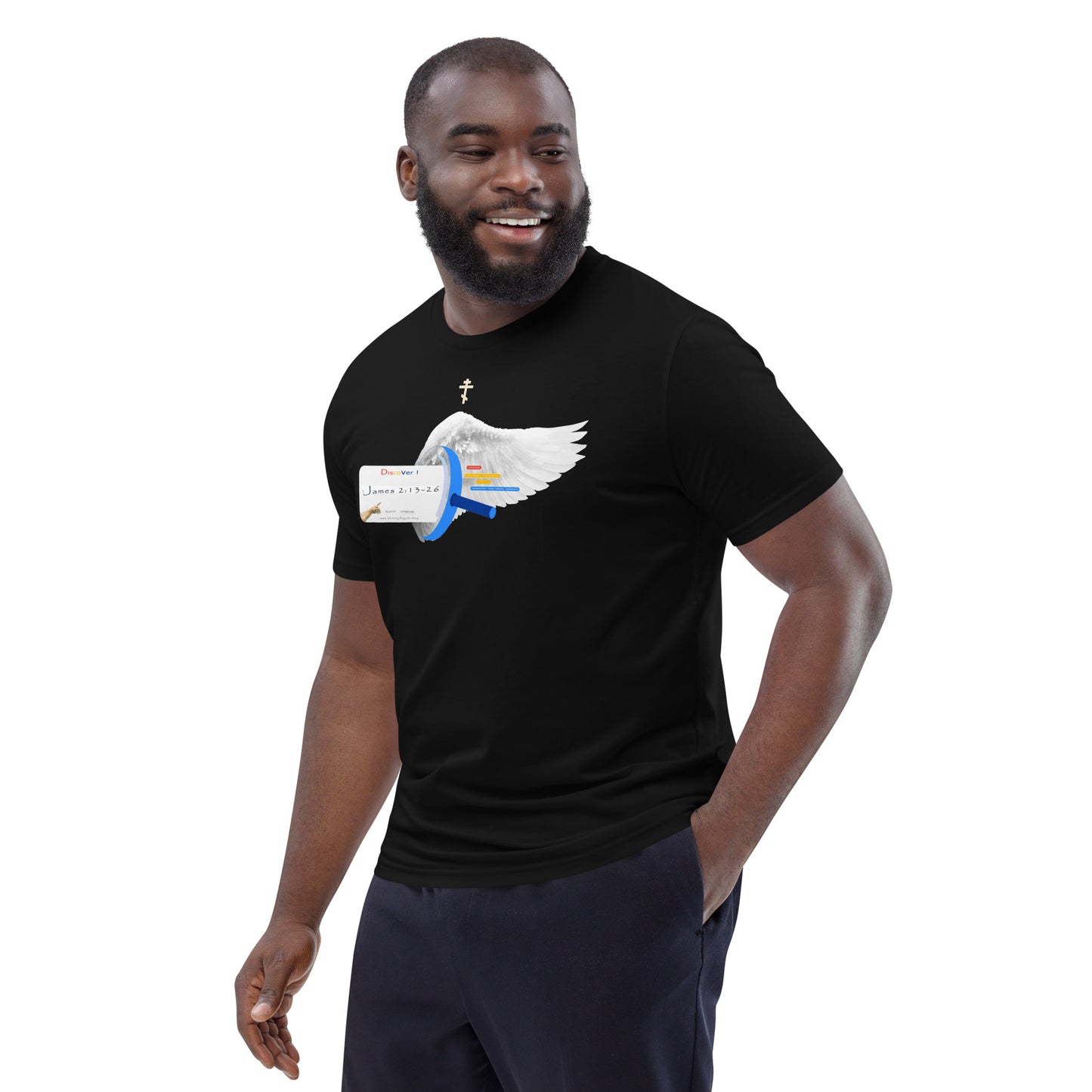 t shirt bible verse James 2:13-26 Unisex 100% organic cotton t-shirt