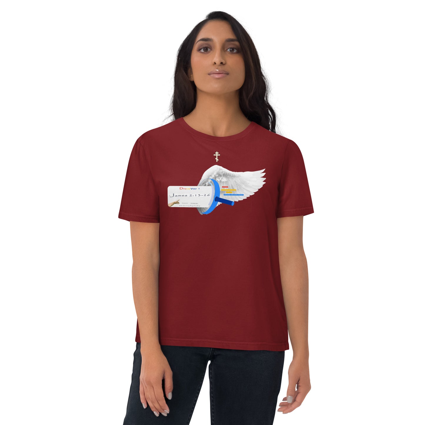 t shirt bible verse James 2:13-26 Unisex 100% organic cotton t-shirt