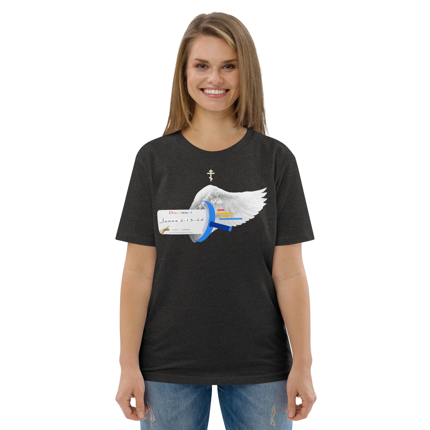t shirt bible verse James 2:13-26 Unisex 100% organic cotton t-shirt