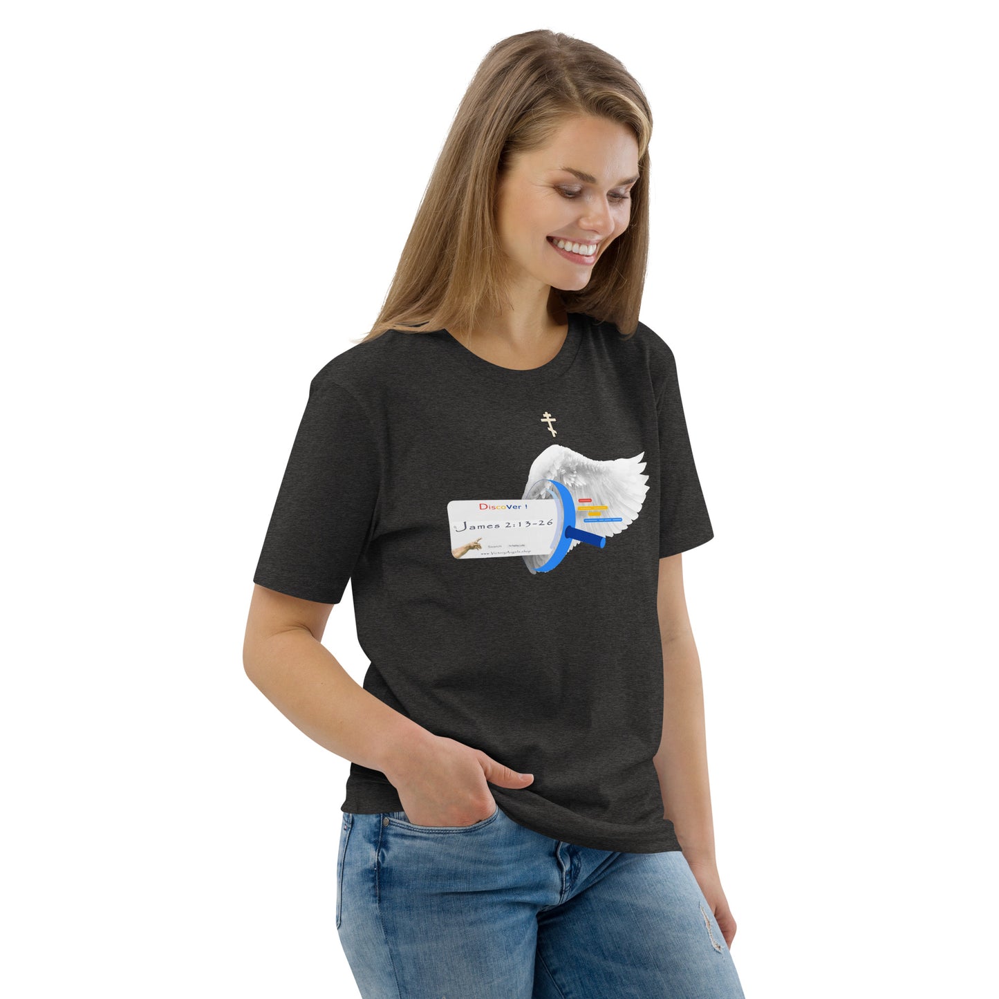t shirt bible verse James 2:13-26 Unisex 100% organic cotton t-shirt