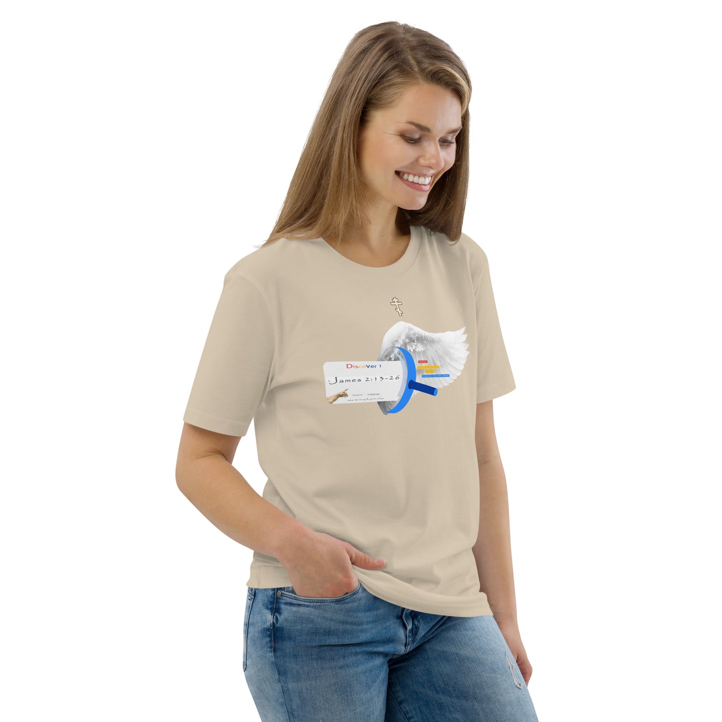 t shirt bible verse James 2:13-26 Unisex 100% organic cotton t-shirt