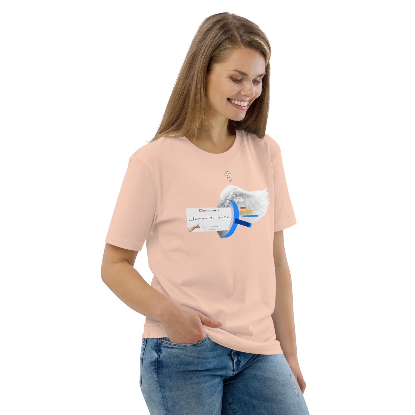 t shirt bible verse James 2:13-26 Unisex 100% organic cotton t-shirt