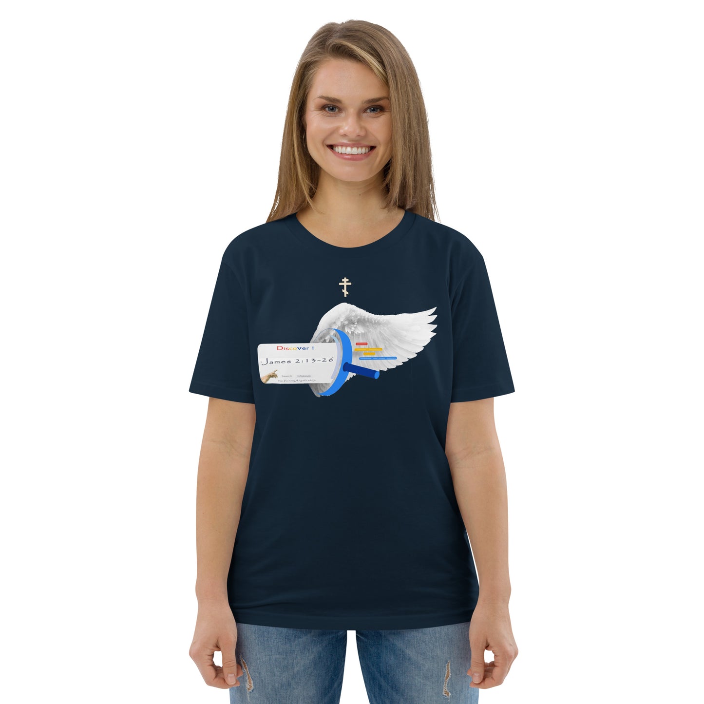 t shirt bible verse James 2:13-26 Unisex 100% organic cotton t-shirt