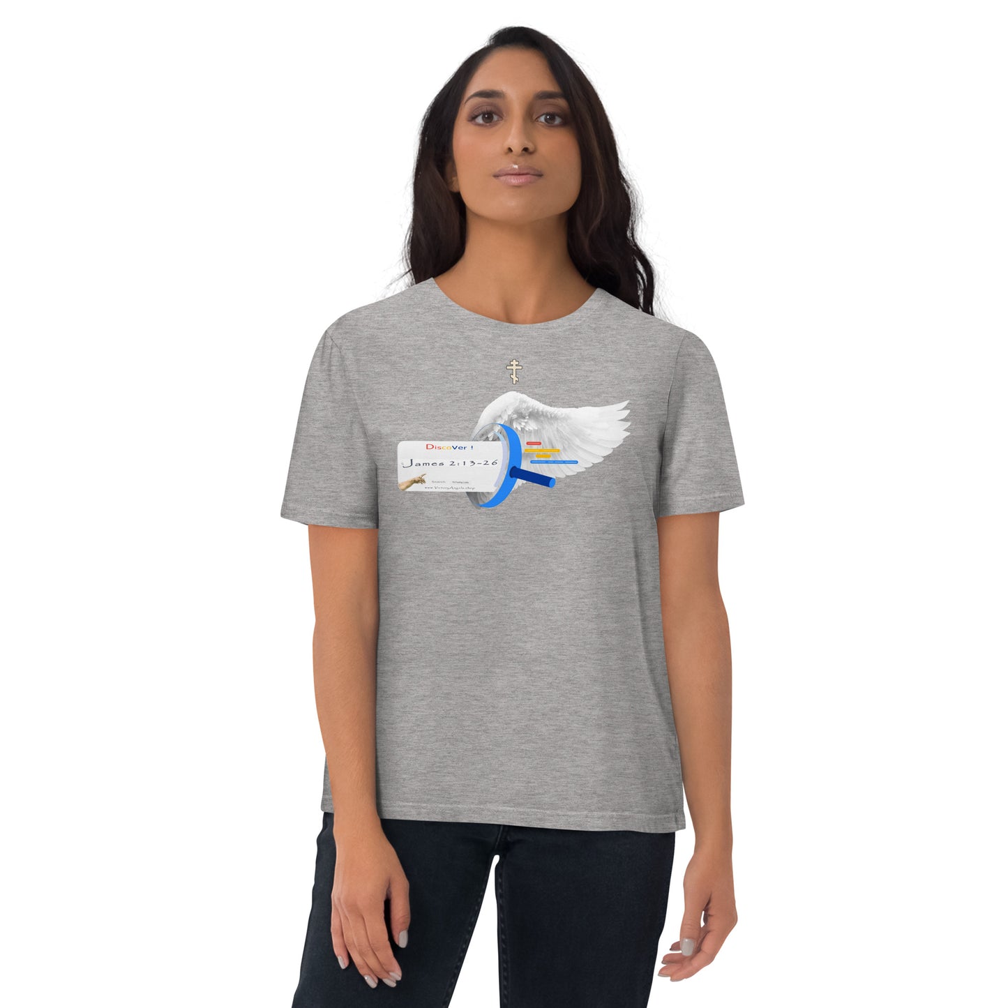 t shirt bible verse James 2:13-26 Unisex 100% organic cotton t-shirt