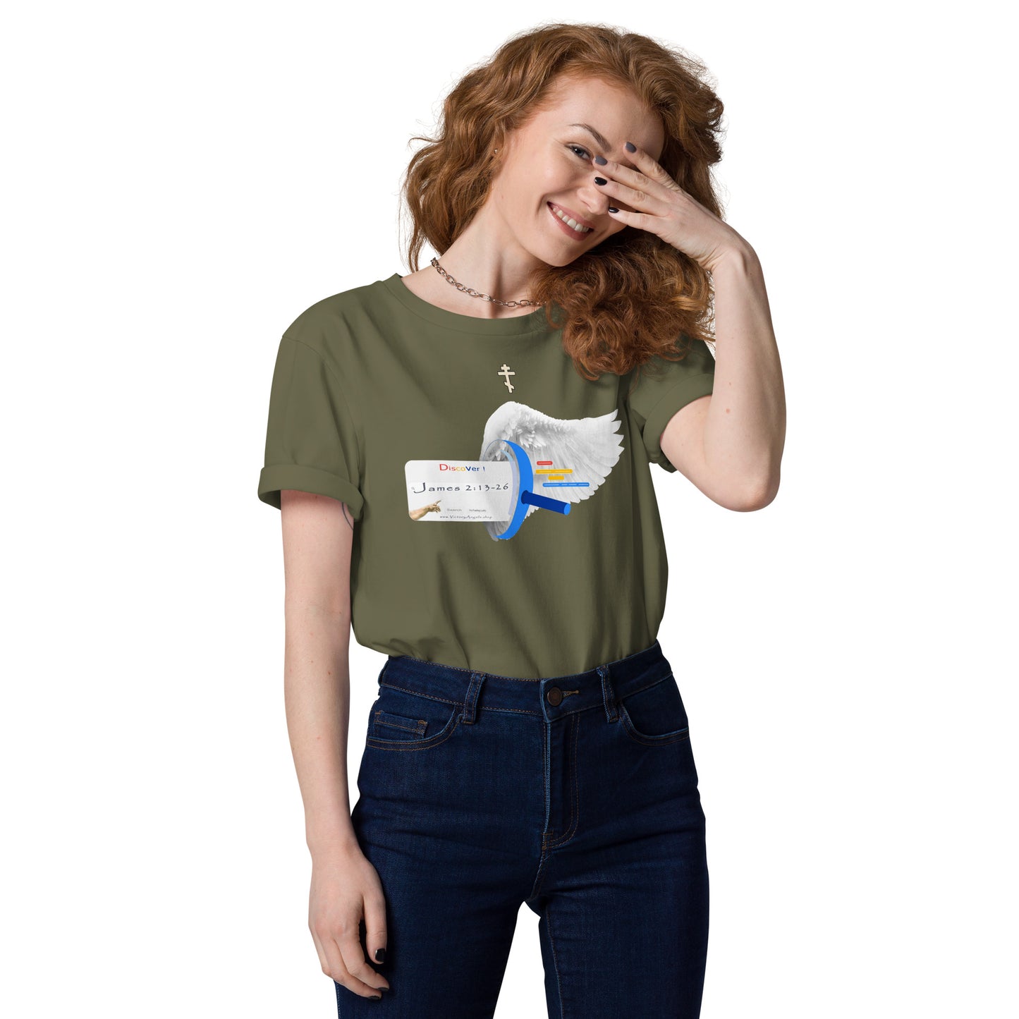 t shirt bible verse James 2:13-26 Unisex 100% organic cotton t-shirt