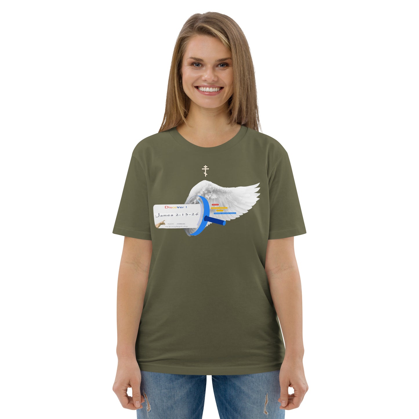 t shirt bible verse James 2:13-26 Unisex 100% organic cotton t-shirt