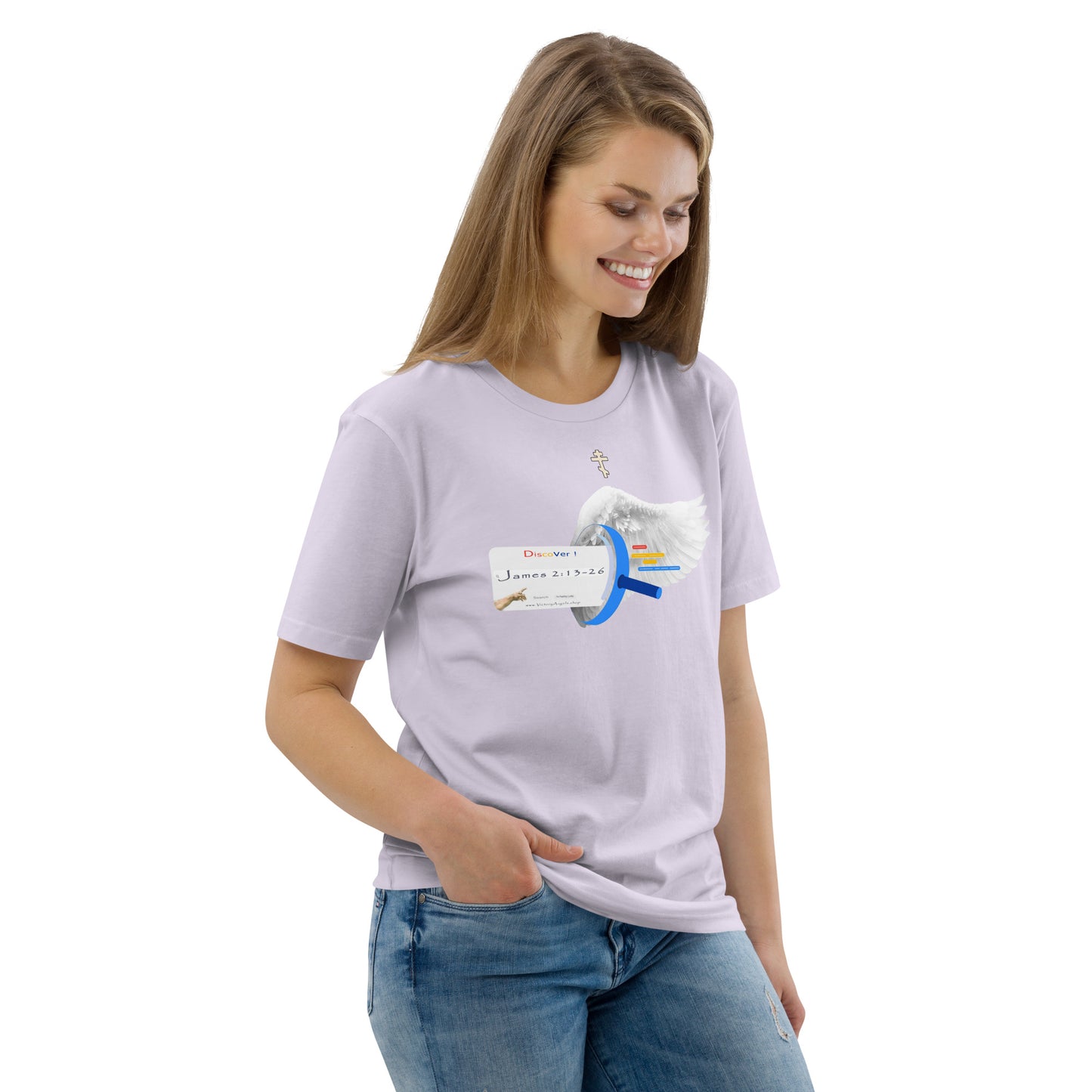 t shirt bible verse James 2:13-26 Unisex 100% organic cotton t-shirt