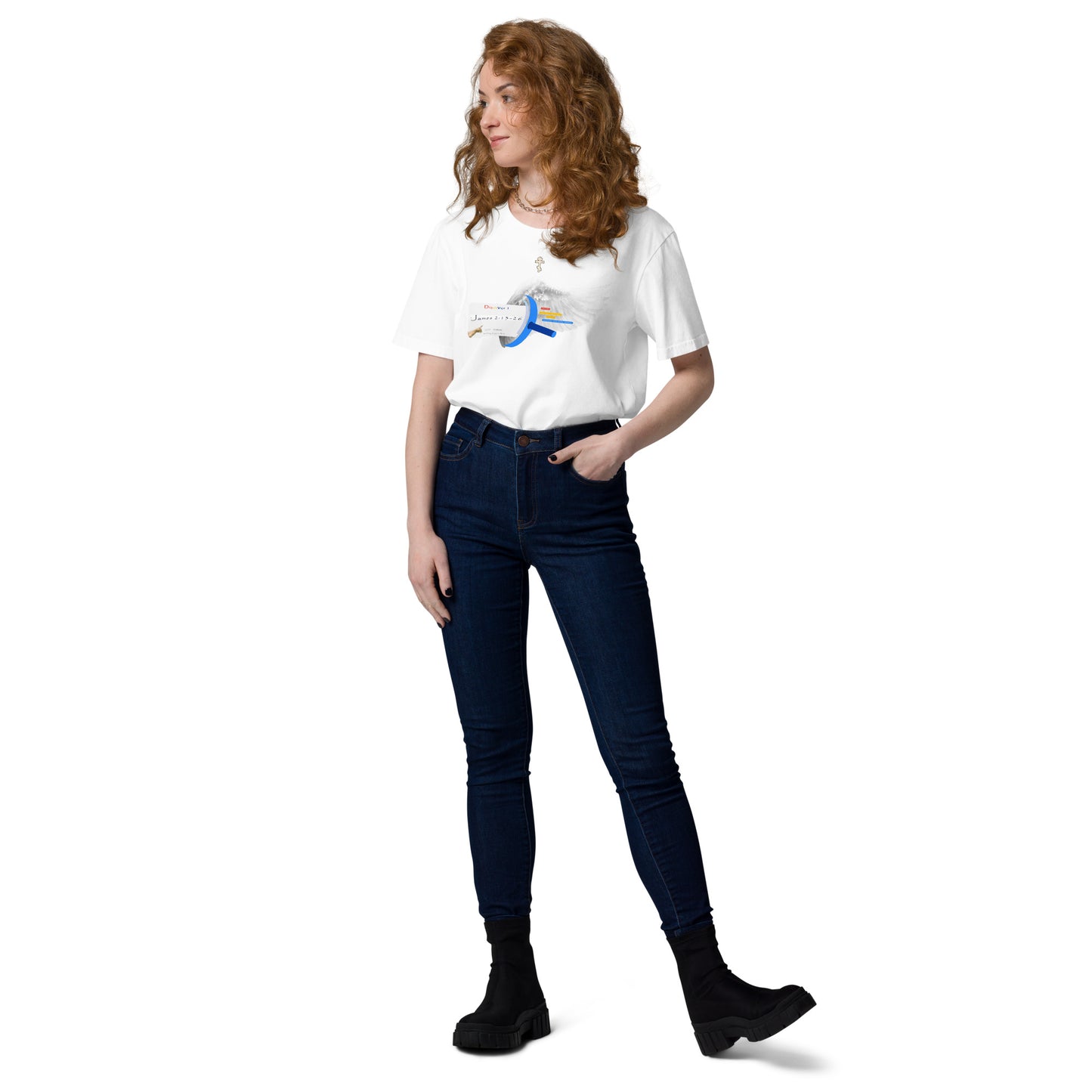 t shirt bible verse James 2:13-26 Unisex 100% organic cotton t-shirt
