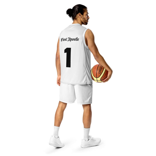 Recycled unisex basketball jersey - Saint Andrew