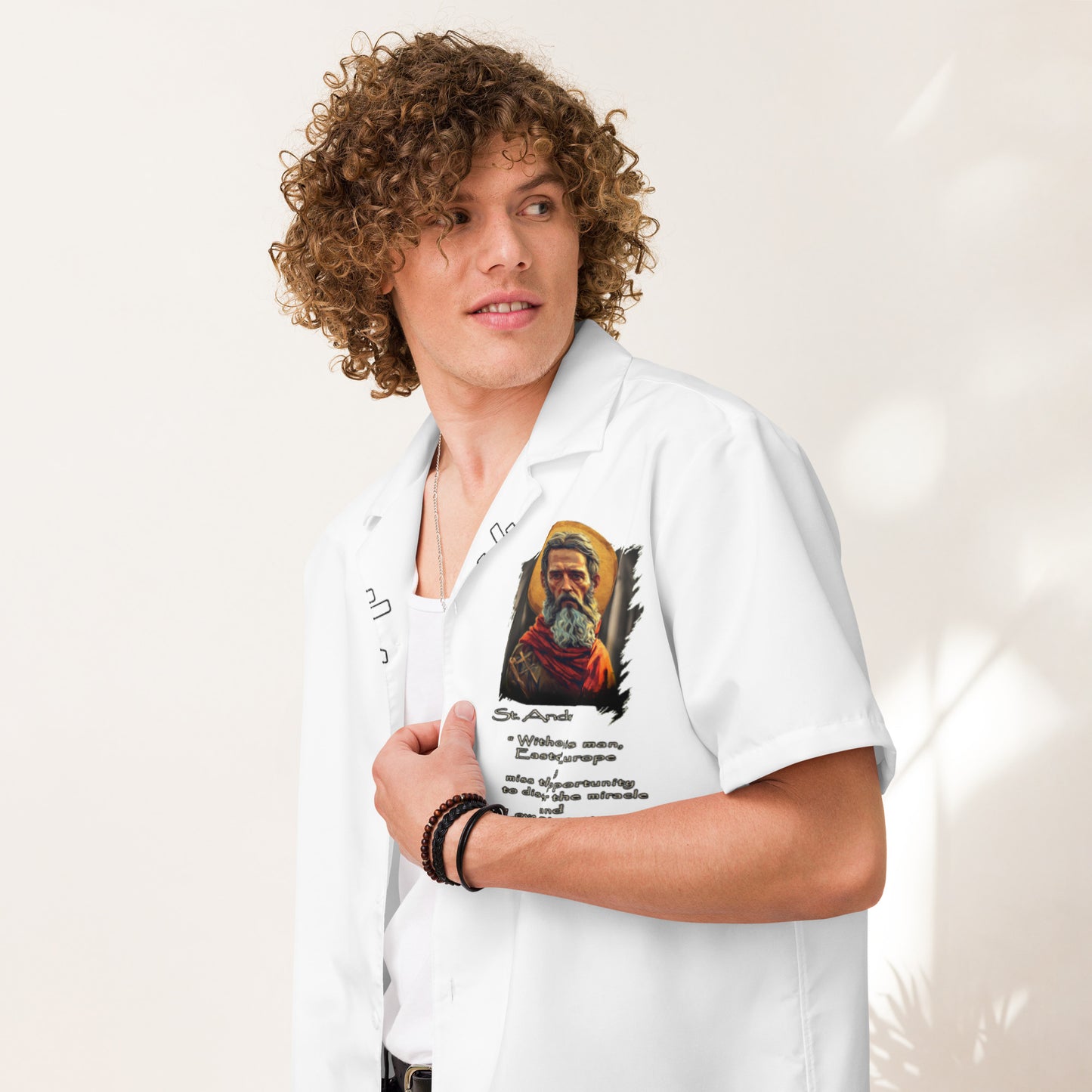 Unisex button shirt-Saint Andrew