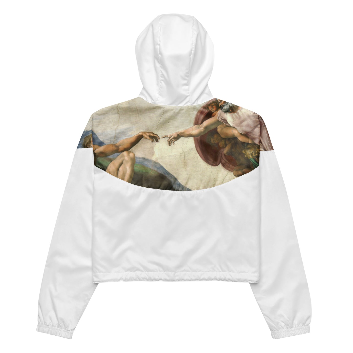 Women’s cropped windbreaker - bible verse James 2:13-26