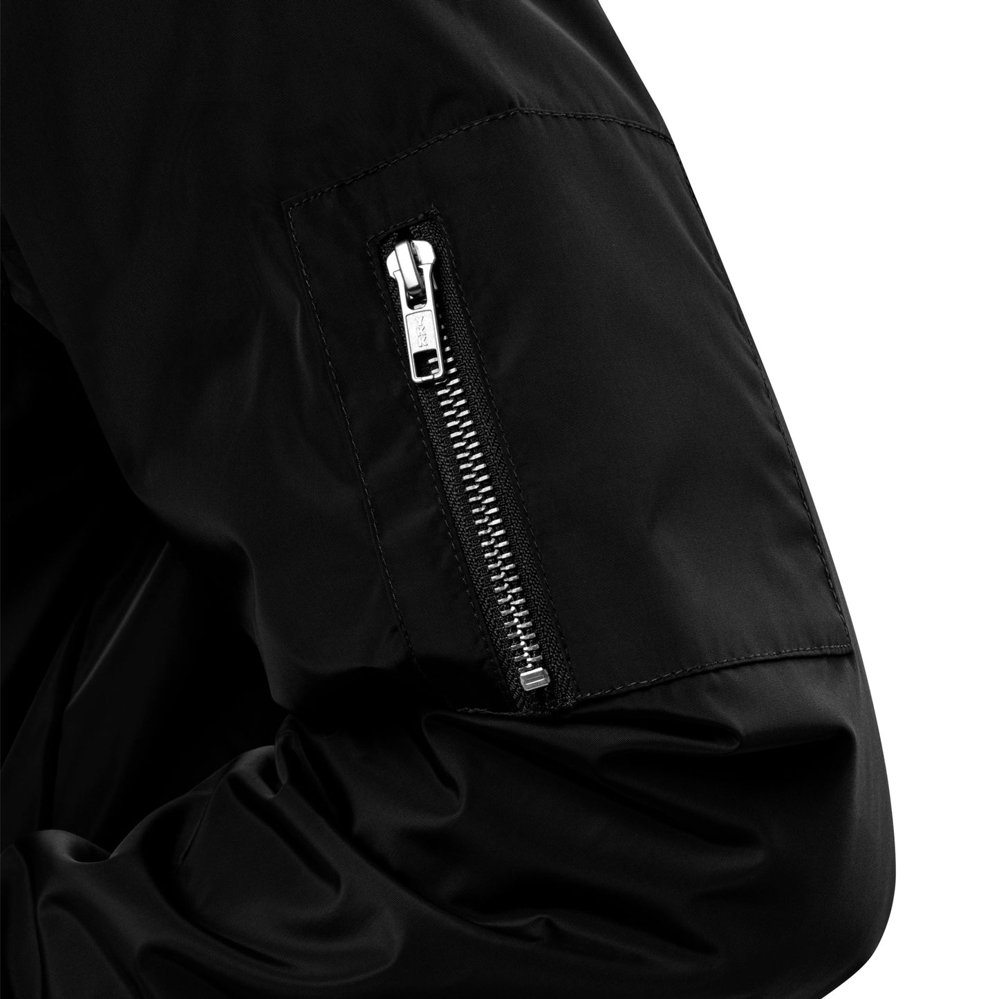 Faith shine through your fashion-Premium recycled bomber jacket