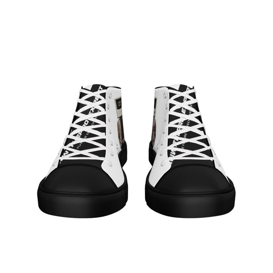 High top canvas shoes powered by:  coandoTURBOvac™