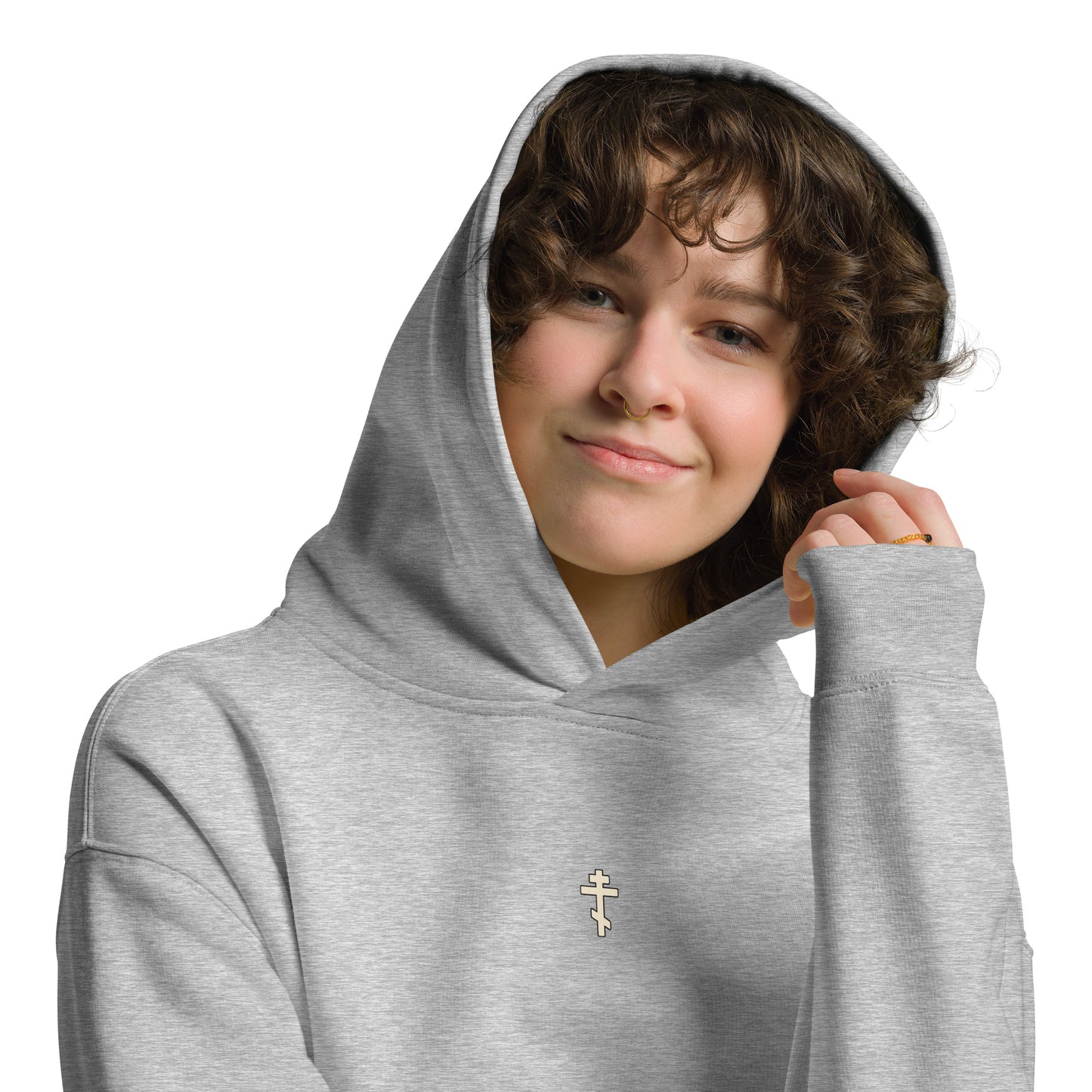 80% cotton ,ANGEL -Unisex oversized hoodie