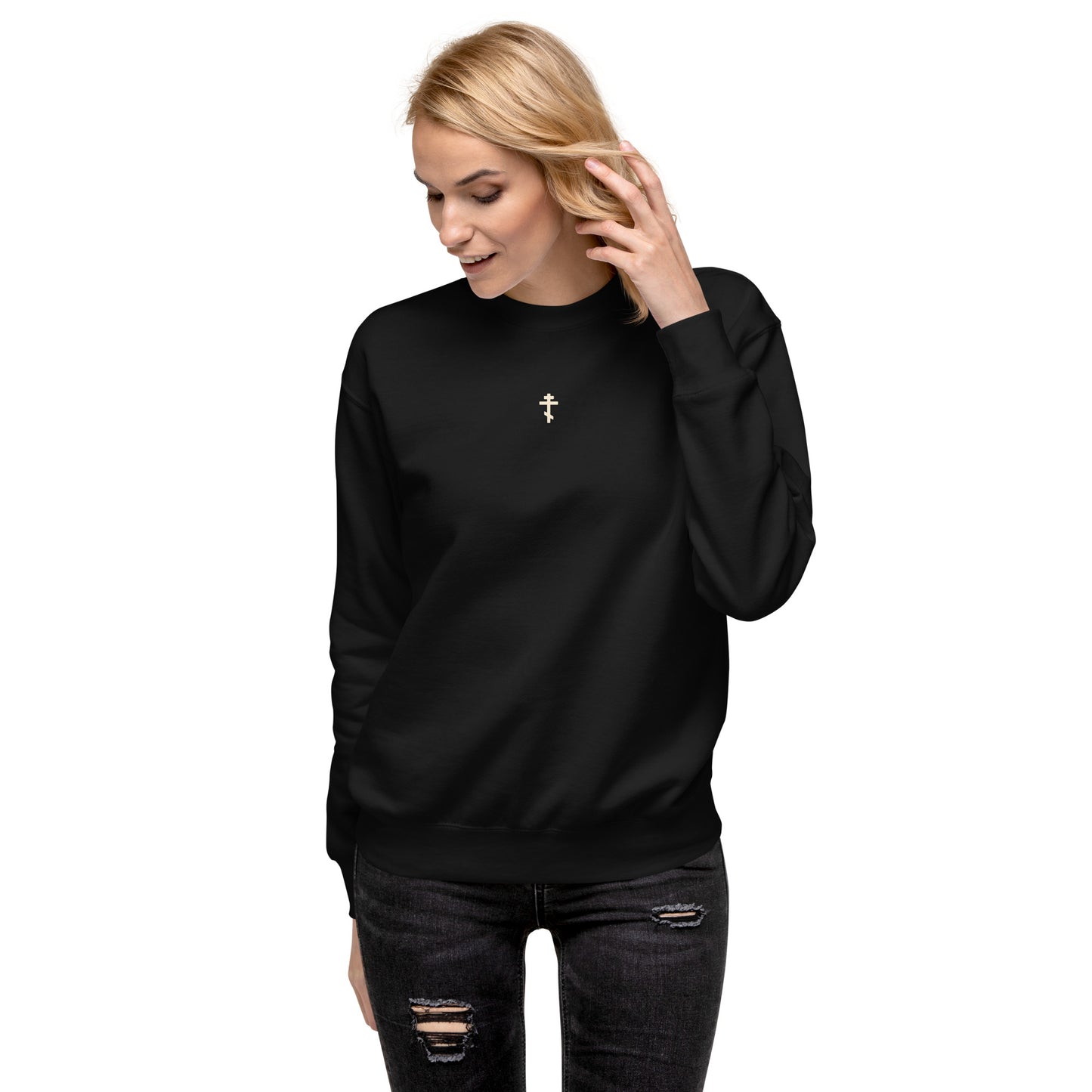 Angel -Unisex Premium Sweatshirt • 100% cotton face