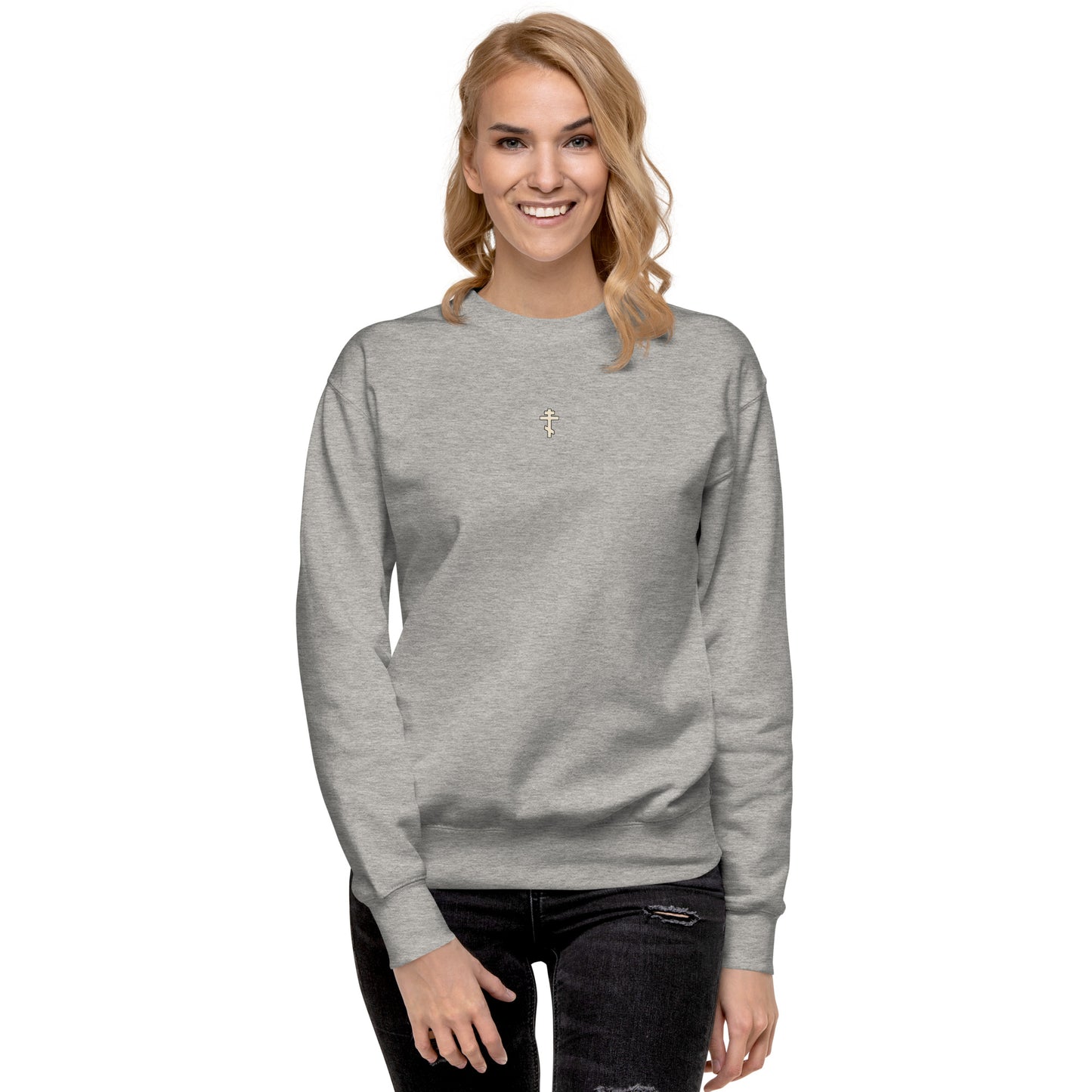 Angel -Unisex Premium Sweatshirt • 100% cotton face