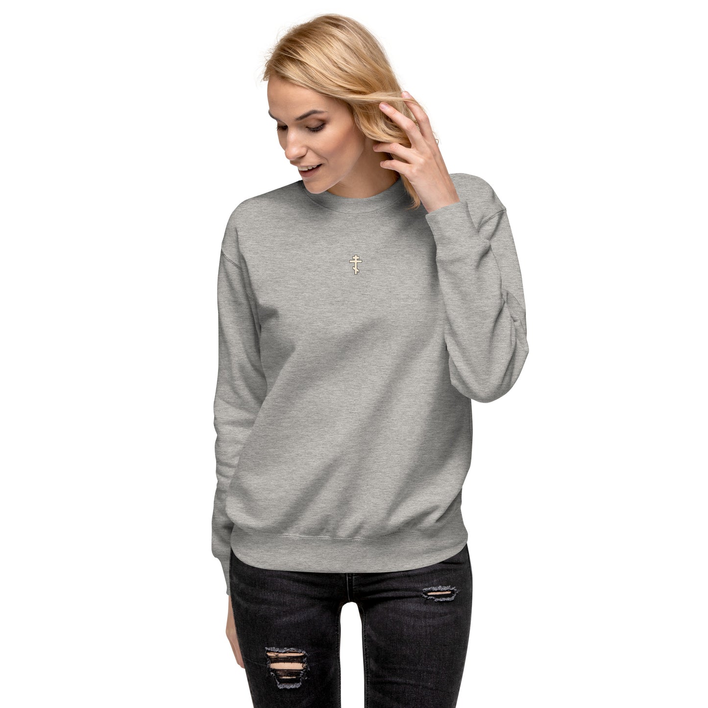 Angel -Unisex Premium Sweatshirt • 100% cotton face