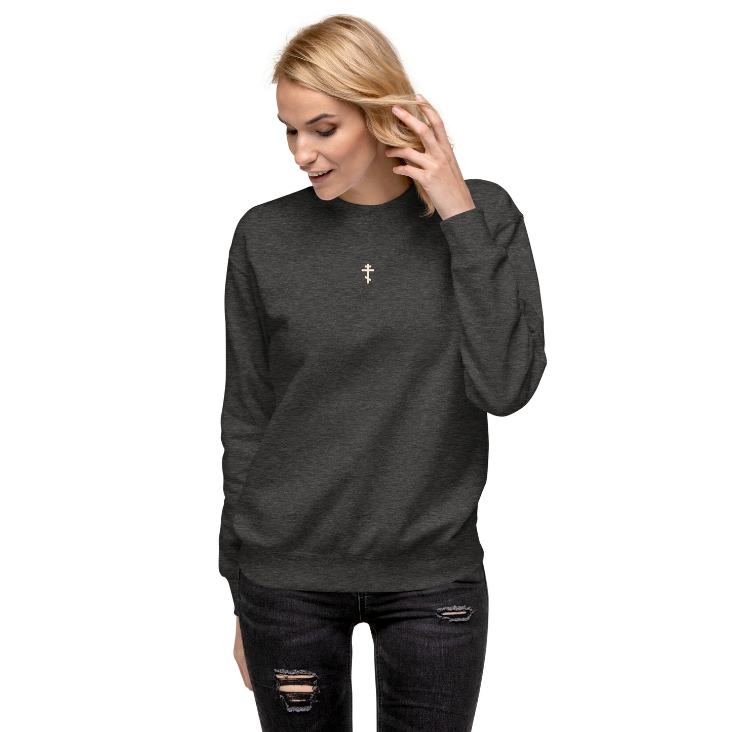 Angel -Unisex Premium Sweatshirt • 100% cotton face