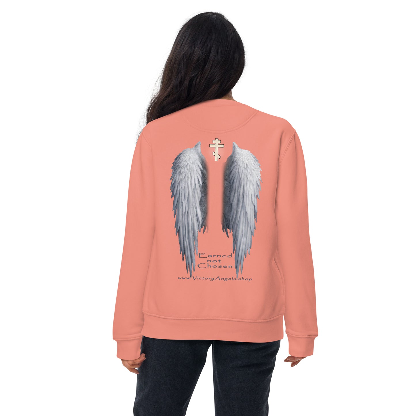 Angel -Unisex Premium Sweatshirt • 100% cotton face