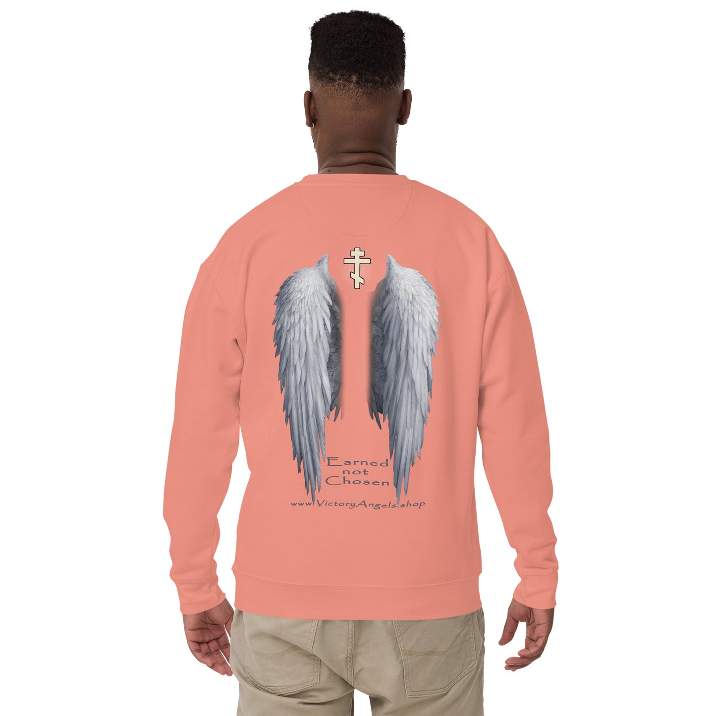 Angel -Unisex Premium Sweatshirt • 100% cotton face