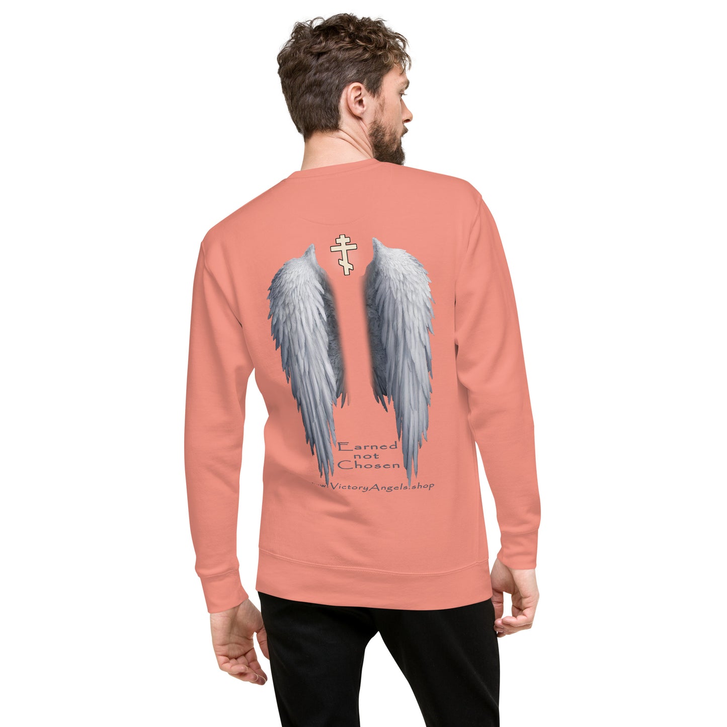 Angel -Unisex Premium Sweatshirt • 100% cotton face