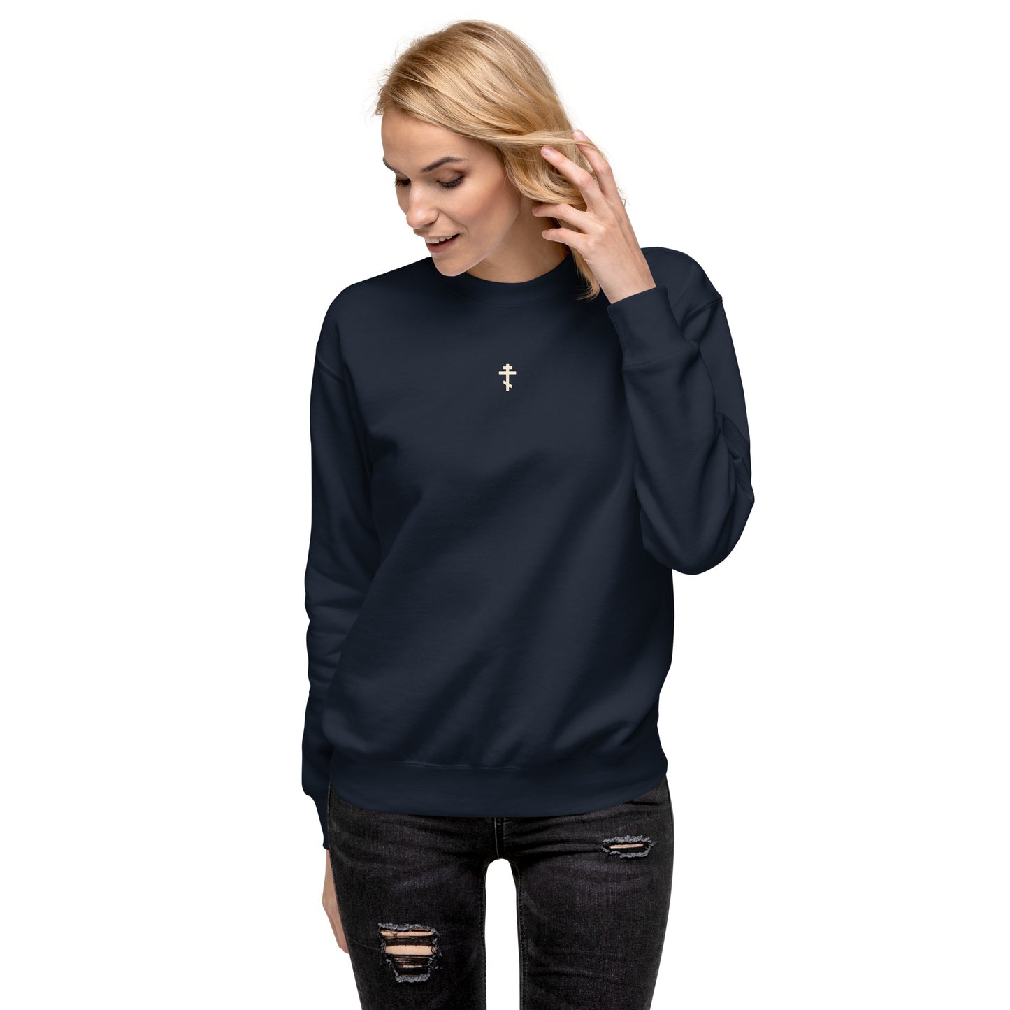 Angel -Unisex Premium Sweatshirt • 100% cotton face