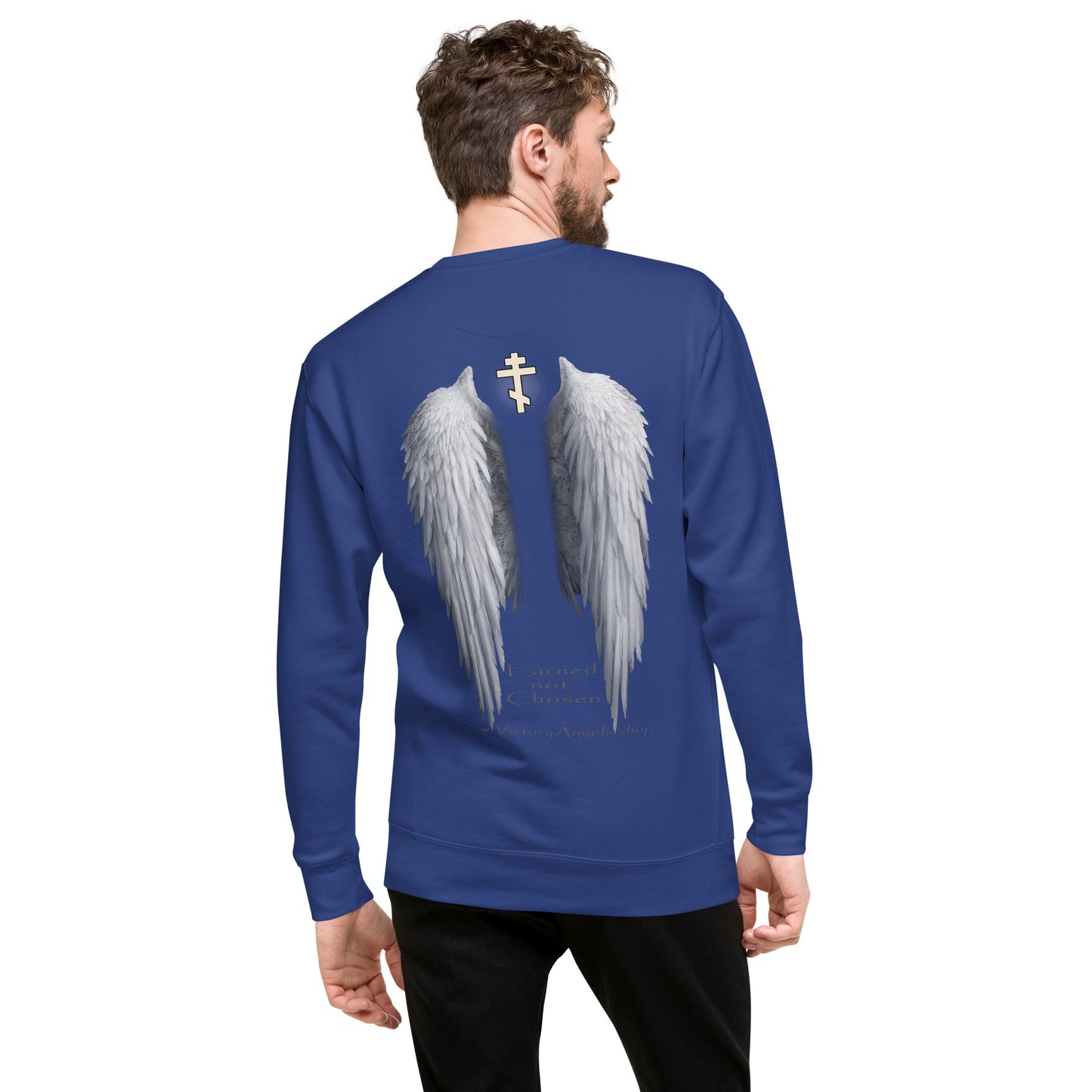 Angel -Unisex Premium Sweatshirt • 100% cotton face