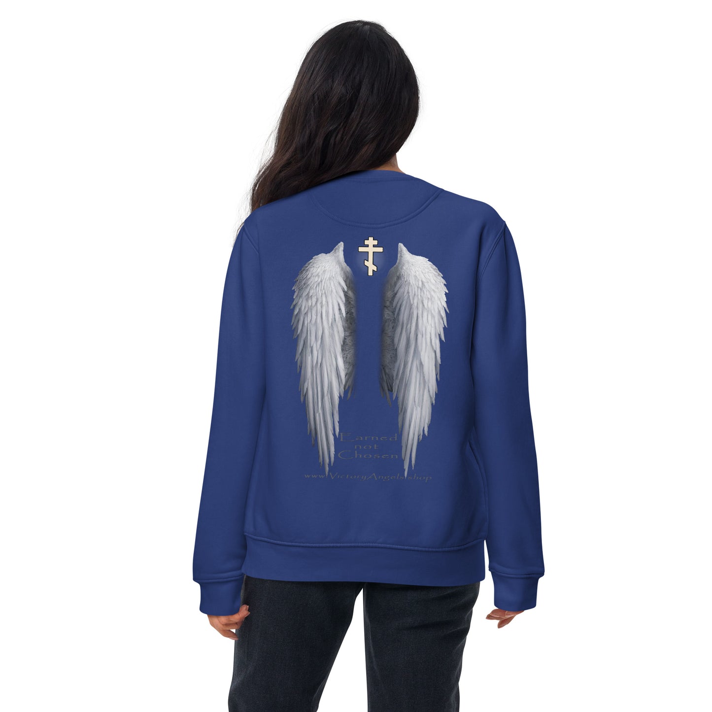 Angel -Unisex Premium Sweatshirt • 100% cotton face