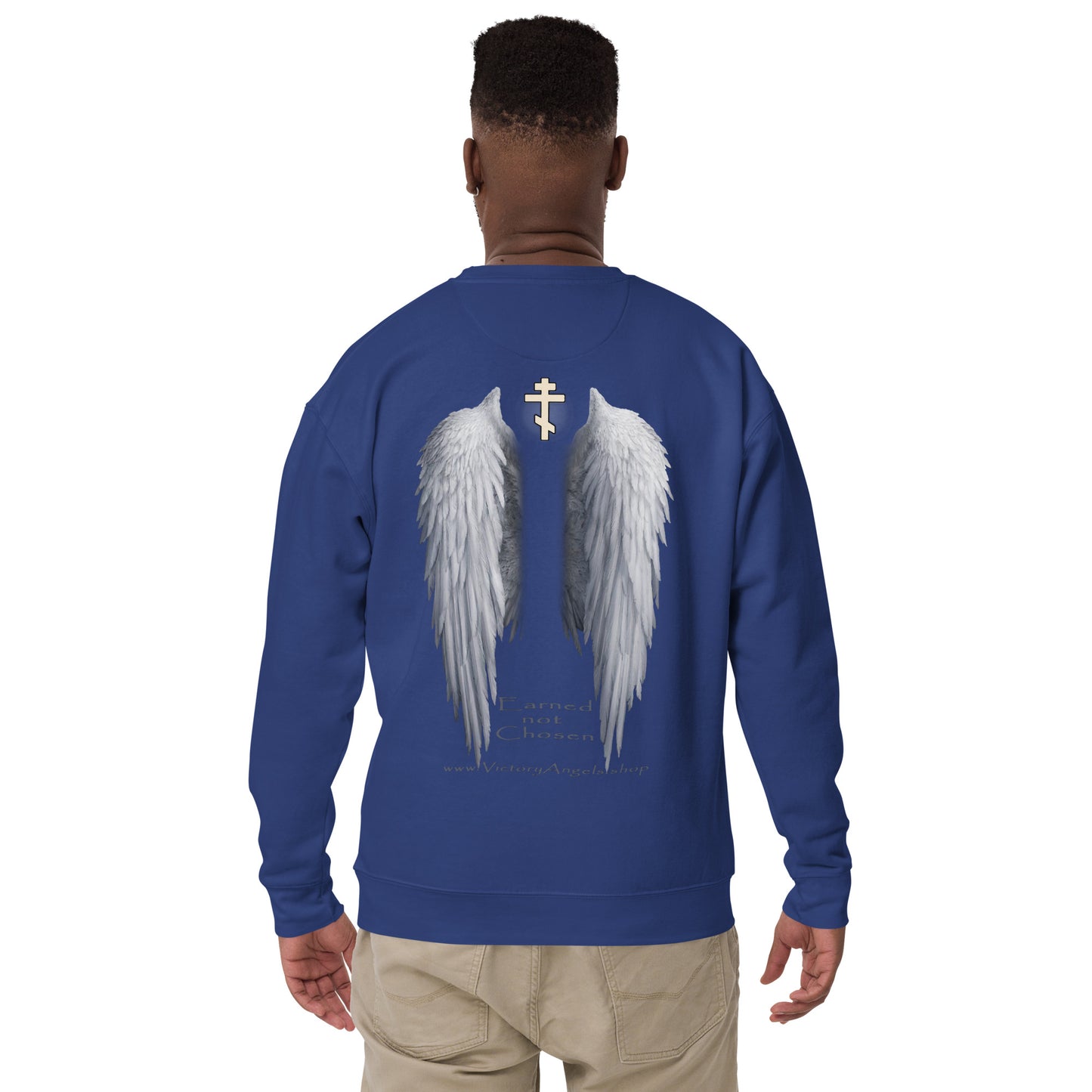 Angel -Unisex Premium Sweatshirt • 100% cotton face