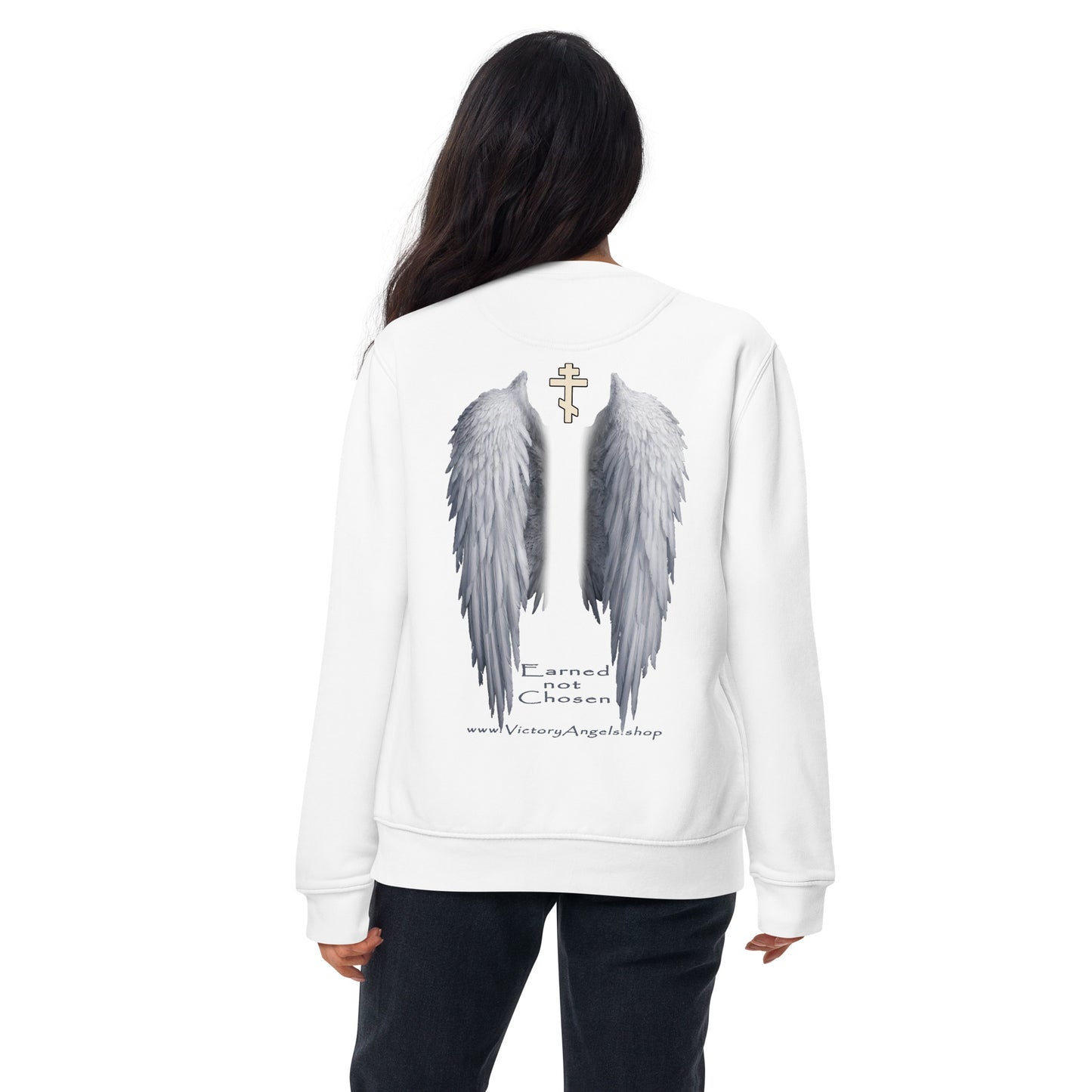 Angel -Unisex Premium Sweatshirt • 100% cotton face