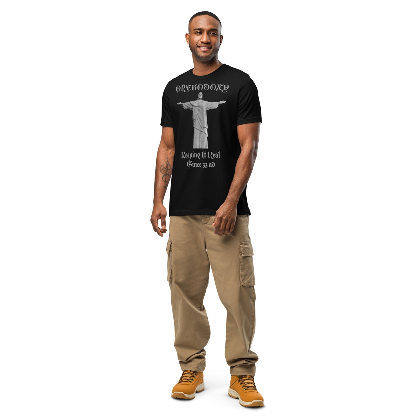 Orthodoxy- Keeping It Real Since 33 ad  Unisex t-shirt