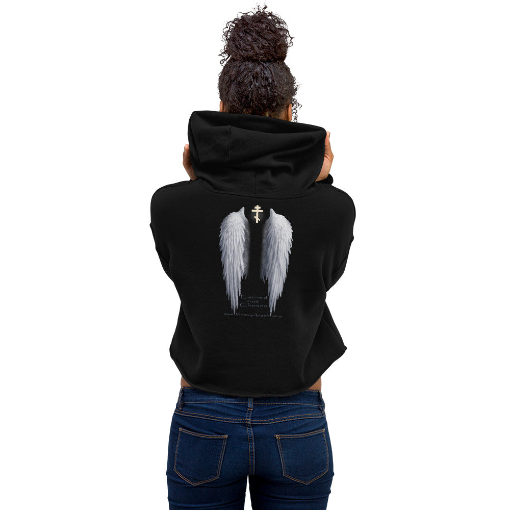 ANGEL WINGS -Crop Hoodie Premium