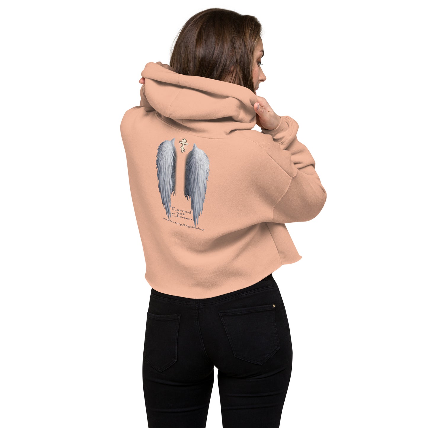 ANGEL WINGS -Crop Hoodie Premium