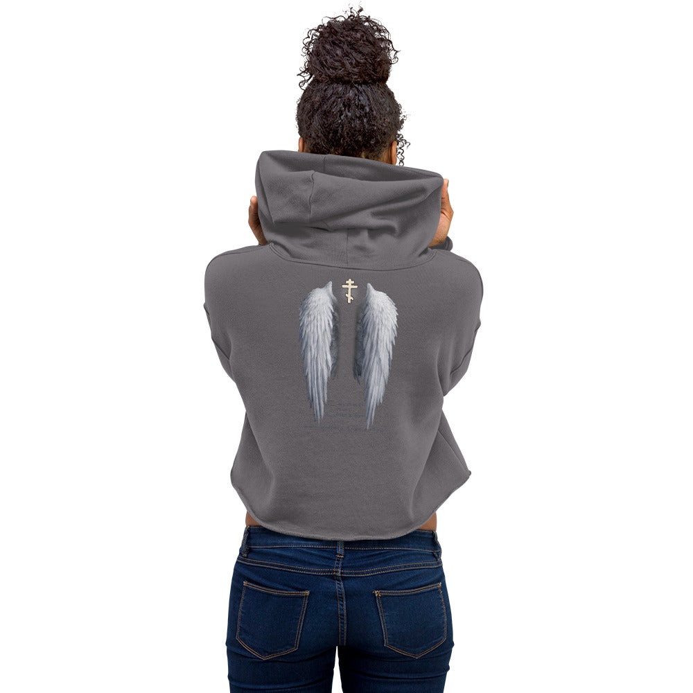 ANGEL WINGS -Crop Hoodie Premium