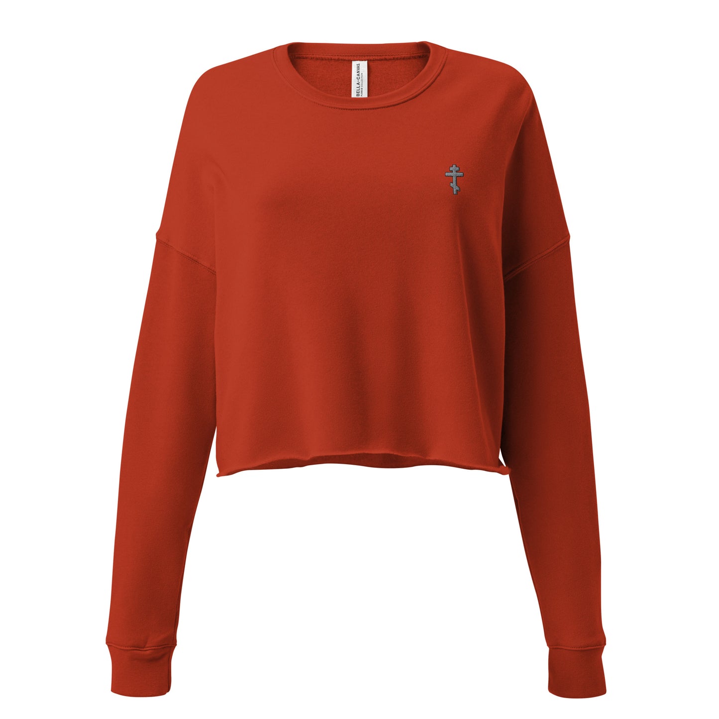 CHRSTIANS -Crop Sweatshirt ORTODOX CROSS