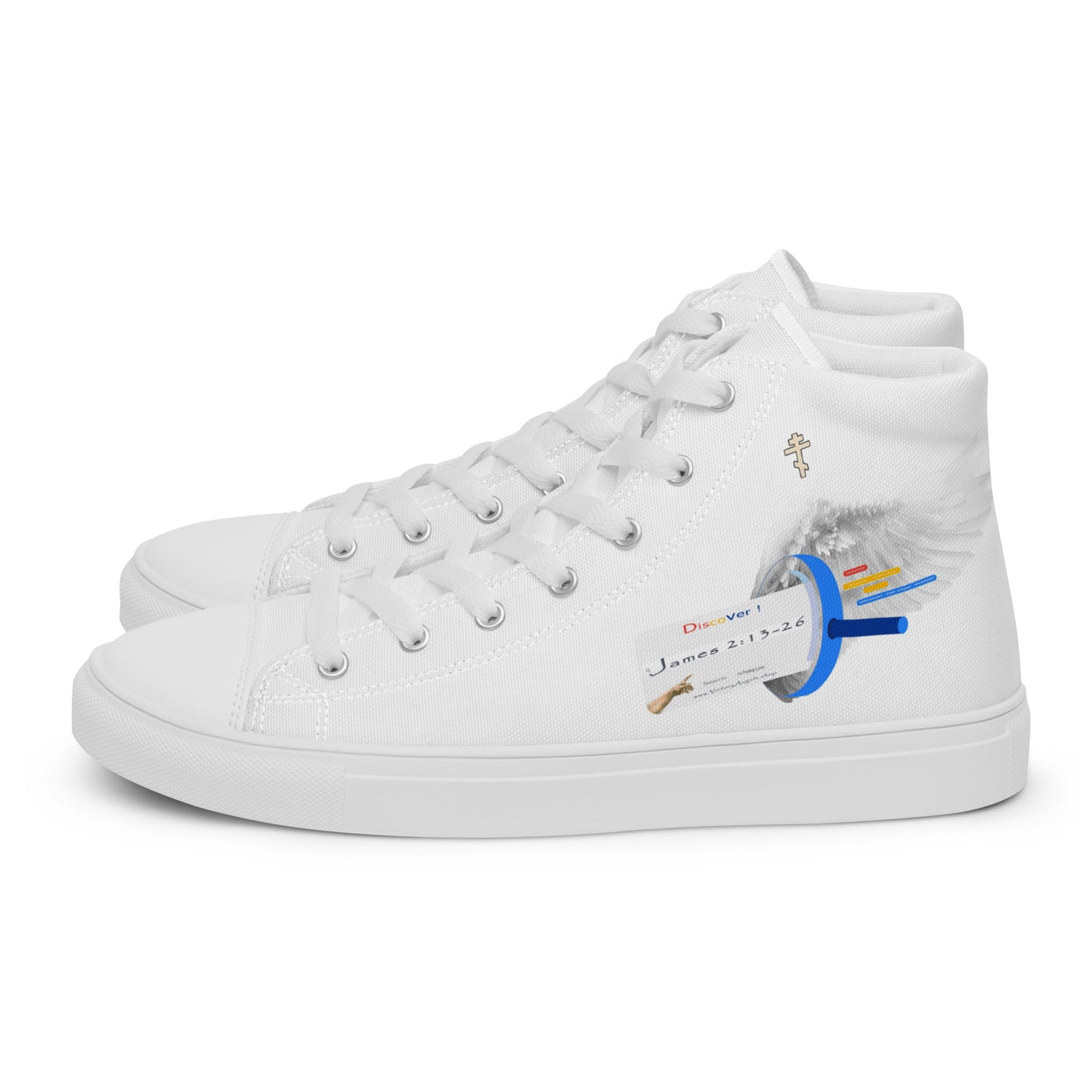 -Bible Verse - Women’s high top canvas shoes