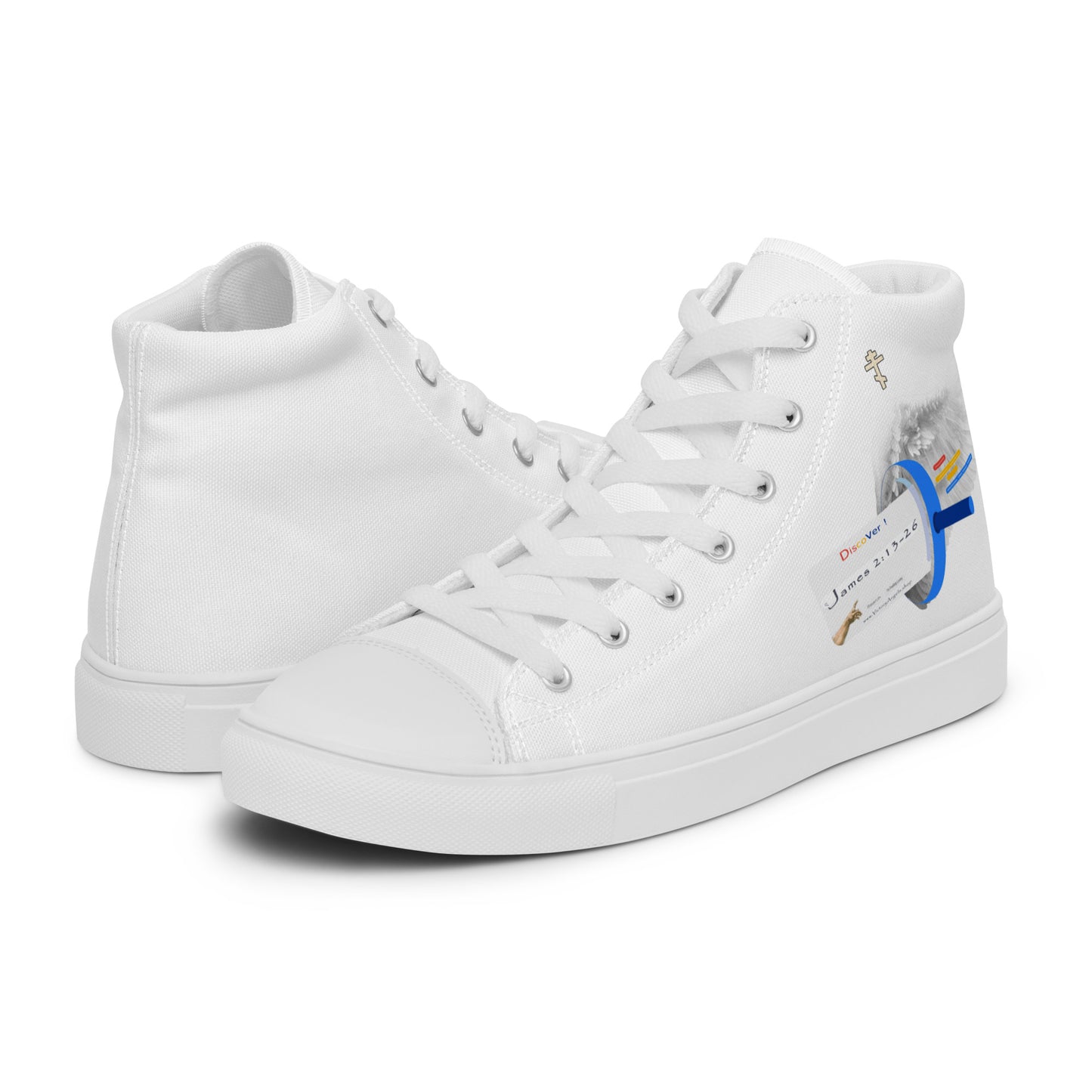 -Bible Verse - Women’s high top canvas shoes