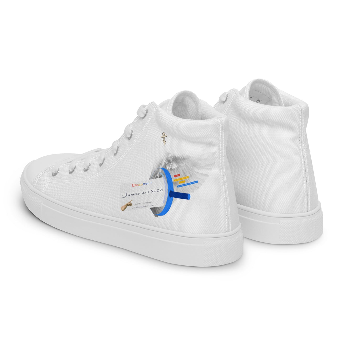 -Bible Verse - Women’s high top canvas shoes