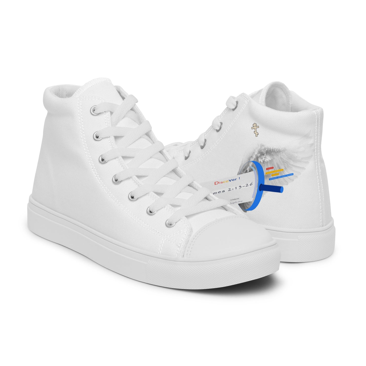 -Bible Verse - Women’s high top canvas shoes