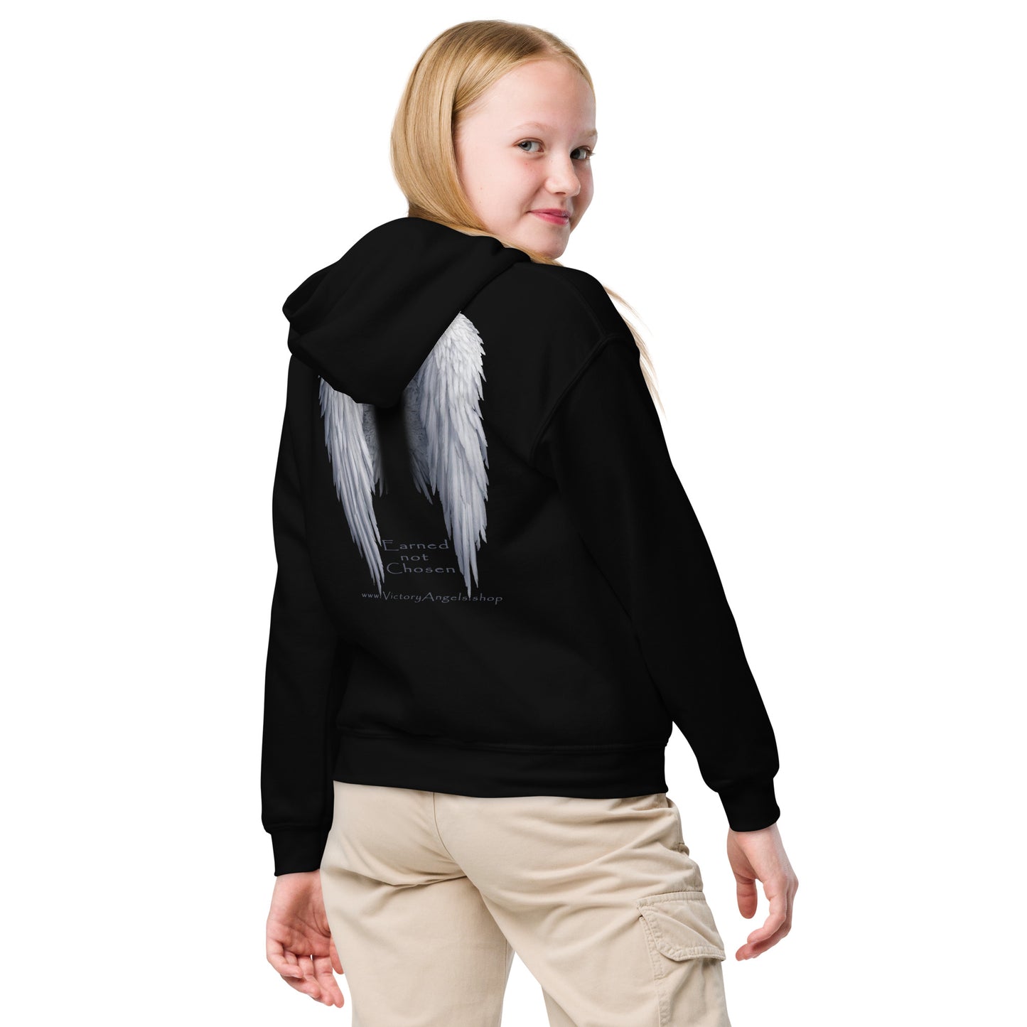 Angel - Youth heavy blend hoodie  50% cotton